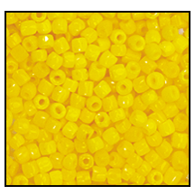 12/0 Opaque Dark Yellow 3-Cut Czech Seed Bead (10 Hanks) Preciosa #83130