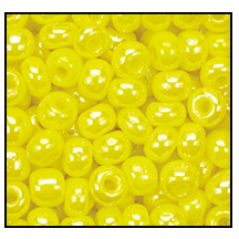 12/0 Opaque Yellow Luster Czech Seed Bead (1/2 Kilo) Preciosa #88110