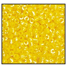 12/0 Opaque Dark Yellow Luster 3-Cut Czech Seed Bead (10 Hanks) Preciosa #88130