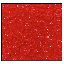 5/0 Transparent Red Czech Seed Bead (1/2 Kilo) Preciosa #90070