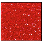 10/0 Transparent Red Czech Seed Bead (1/2 Kilo) Preciosa #90070