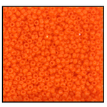 15/0 Opaque Orange Charlotte Cut Czech Seed Bead (1/2 Kilo) Preciosa #93140
