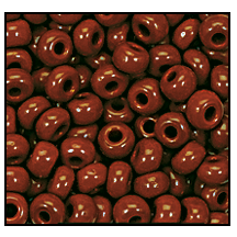 12/0 Opaque Brick Red Czech Seed Bead (1/2 Kilo) Preciosa #93300