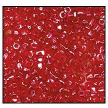 9/0 Luster Transparent Dark Red 3-Cut Czech Seed Bead (10 Hanks) Preciosa #96090