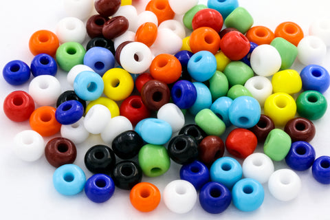 2/0 Opaque Multi-Color Mix Czech Seed Bead (1/2 Kilo) Mix #19