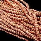 6/0 Metallic Dark Rose Gold Czech Seed Bead (1/4 Kilo) Preciosa #68305