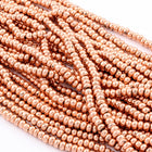 6/0 Metallic Dark Rose Gold Czech Seed Bead (1/4 Kilo) Preciosa #68305