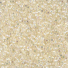 DB109- 11/0 Transparent Pale Yellow AB Delica Beads
