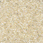 DB109- 11/0 Transparent Pale Yellow AB Delica Beads
