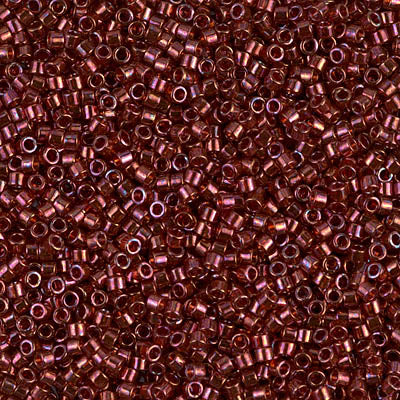 DB116- 11/0 Gold Luster Wine Delica Beads