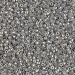 DB251- 11/0 Galvanized Grey Luster Delica Beads