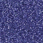 DB284- 11/0 Purple Lined Aqua Delica Beads