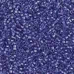 DB284- 11/0 Purple Lined Aqua Delica Beads
