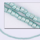 DB414- 11/0 Galvanized Aqua Delica Beads