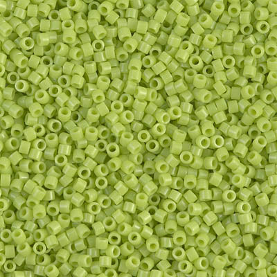 DB733- 11/0 Opaque Neon Green Delica Beads