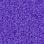 DB783- 11/0 Dyed Matte Transparent Violet Miyuki Delica Beads (50 Gm, 250 Gm)