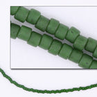 DB797- 11/0 Semi Matte Opaque Dark Olive Miyuki Delica Beads (10 Gm, 50 Gm, 250 Gm)