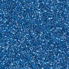 DB920- 11/0 Shimmering Bright Blue Lined Crystal Miyuki Delica Beads (10 Gm, 50 Gm, 250 Gm)