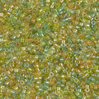 DB983- 11/0 Lined Shimmering Charteuse Mix Miyuki Delica Beads (10 Gm, 50 Gm, 250 Gm)