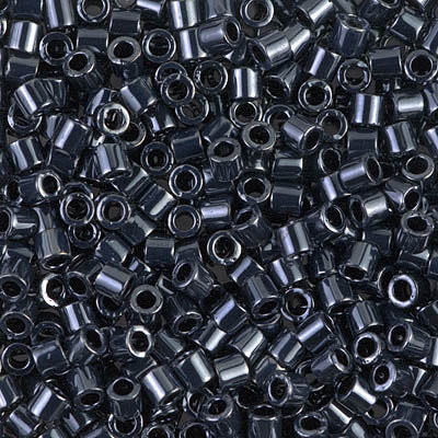 DBL001- 8/0 Gunmetal Miyuki Delica Beads (10 Gm, 50 Gm, 250 Gm)