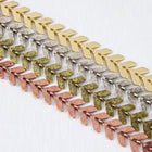 6.5mm Rose Gold Chevron Chain CC60