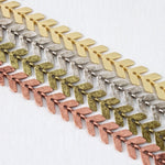 6.5mm Rose Gold Chevron Chain CC60