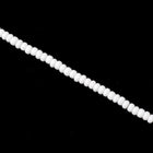2/0 Opaque White Czech Seed Bead (1/2 Kilo) Preciosa #03050