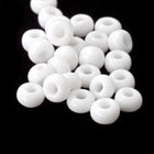 2/0 Opaque White Czech Seed Bead (1/2 Kilo) Preciosa #03050