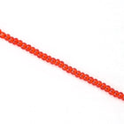 13/0 Transparent Light Red Czech Seed Bead (1/2 Kilo) Preciosa #90050