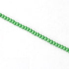 9/0 Opaque Leaf Green Czech Seed Bead (1/2 Kilo) Preciosa #53250