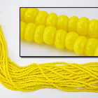 9/0 Opaque Dark Yellow Czech Seed Bead (1/2 Kilo) Preciosa #83130