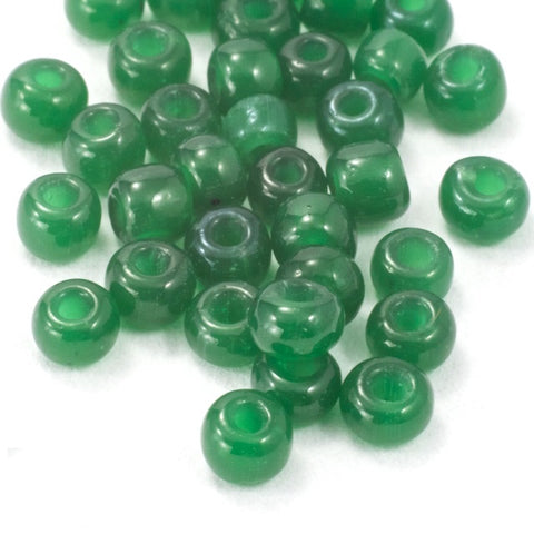 9/0 Opal Green Czech Seed Bead (1/2 Kilo) Preciosa #52240