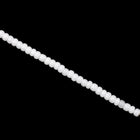 7/0 Transparent Alabaster Czech Seed Bead (1/2 Kilo) Preciosa #02090