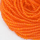 9/0 Transparent Orange Czech Seed Bead (1/2 Kilo) Preciosa #90000