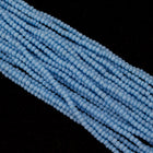 9/0 Opaque Medium Turquoise Czech Seed Bead (1/2 Kilo) Preciosa #63030