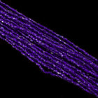 9/0 Silver Lined Cobalt 3-Cut Czech Seed Bead (5 Gm, Hank, 10 Hank) #CSP057