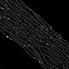 15/0 Opaque Black Charlotte Cut Czech Seed Bead (1/2 Kilo) Preciosa #23980