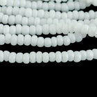 15/0 White Charlotte Cut Czech Seed Bead (1/2 Kilo) Preciosa #03050