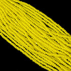 15/0 Opaque Dark Yellow Charlotte Cut Czech Seed Bead (1/2 Kilo) Preciosa #83130
