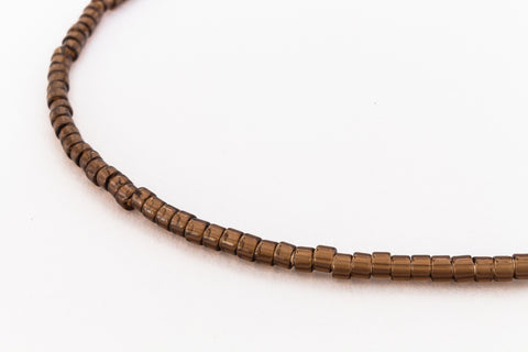 DBS715- 15/0 Transparent Dark Chocolate Miyuki Delica Beads (5 Gm, 50 Gm, 250 Gm)