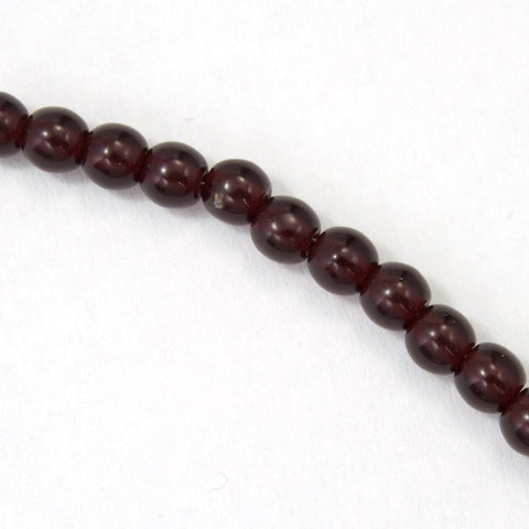 3mm Transparent Garnet Druk Bead (1200 Pcs) #GAA019