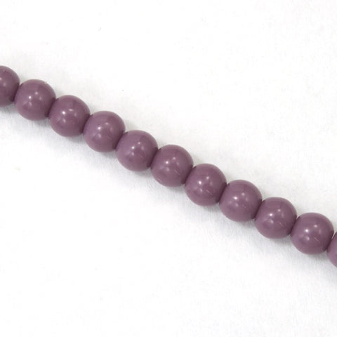 14mm Opaque Purple Druk Bead (300 Pcs) #GAJ031