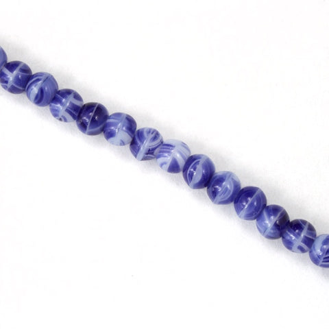 3mm Agate Blue Druk Bead (1200 Pcs) #GAA065