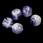 8mm Agate Blue Druk Bead (300 Pcs) #GAF081