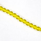 14mm Transparent Citrine Druk Bead (300 Pcs) #GAJ012