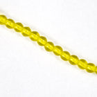 10mm Transparent Yellow Druk Bead (300 Pcs) #GAG003