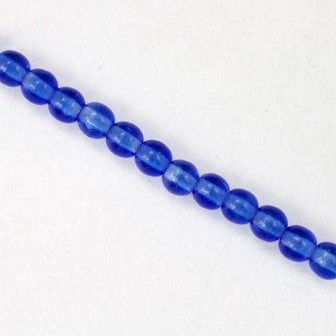 3mm Transparent Sapphire Druk Bead (1200 Pcs) #GAA032