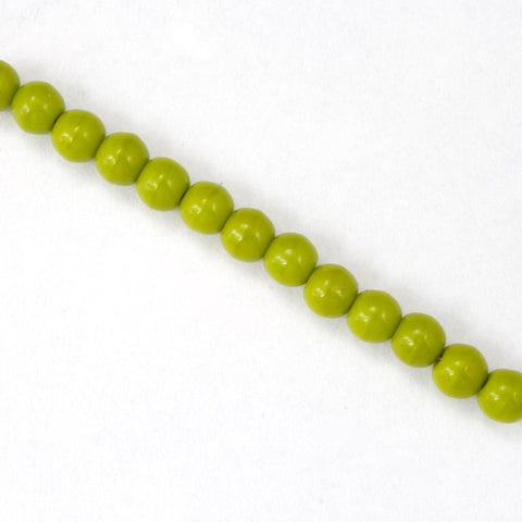 3mm Opaque Moss Green Druk Bead (1200 Pcs) #GAA050