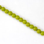 10mm Opaque Moss Green Druk Bead (300 Pcs) #GAG046
