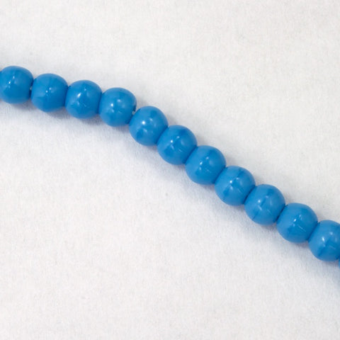 3mm Opaque Sky Blue Druk Bead (1200 Pcs) #GAA042